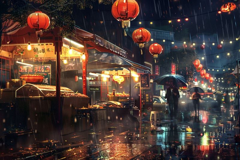 台北の夜市