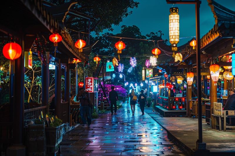 台湾夜の街
