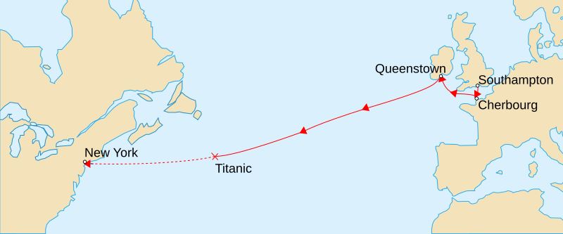 TitanicRoute.svg
