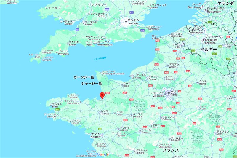 モンサンミッシェルグーグルマップ
