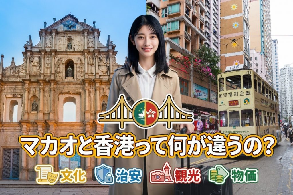 マカオ 香港 違い