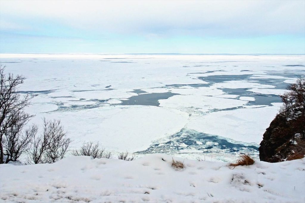 世界遺産の知床半島で体験する流氷ウォーク