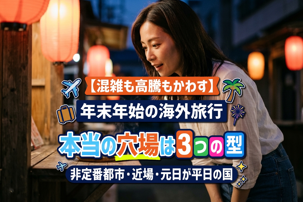 年末年始 海外旅行 穴場