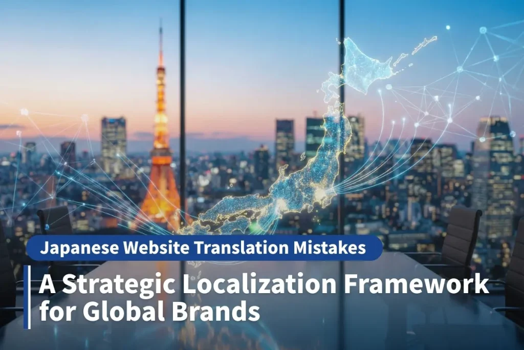 Japanese website translation