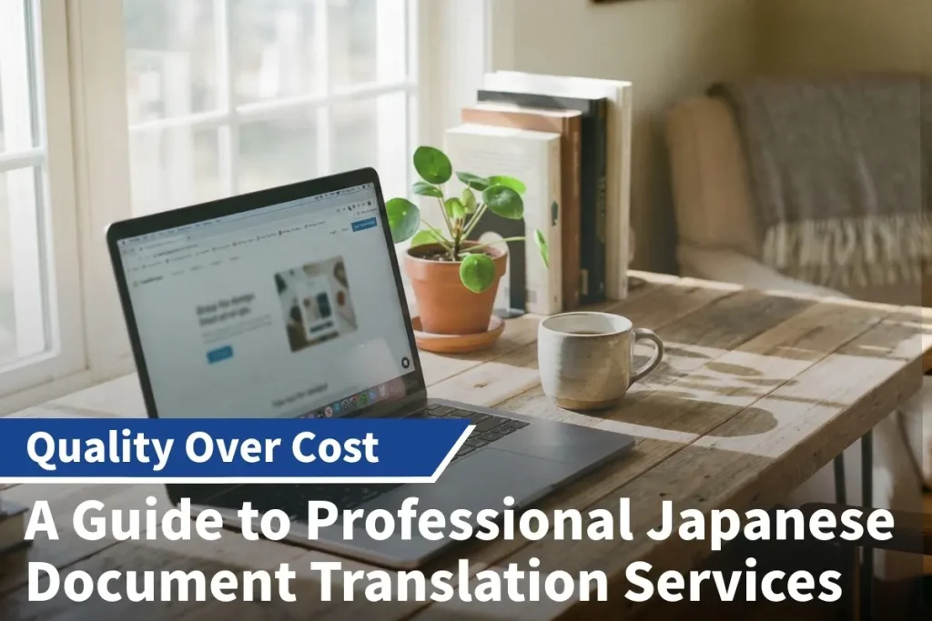 Japanese document translation services