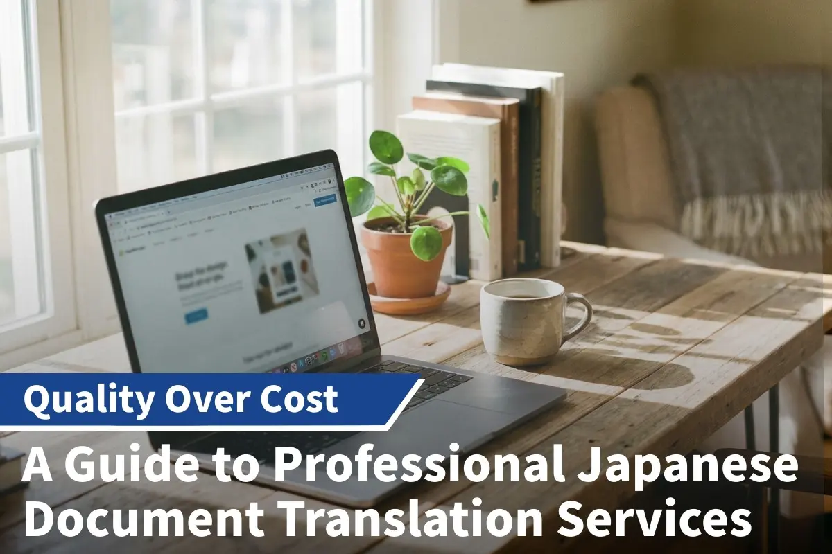 Japanese document translation services