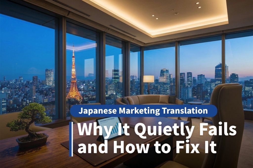 Japanese marketing translation