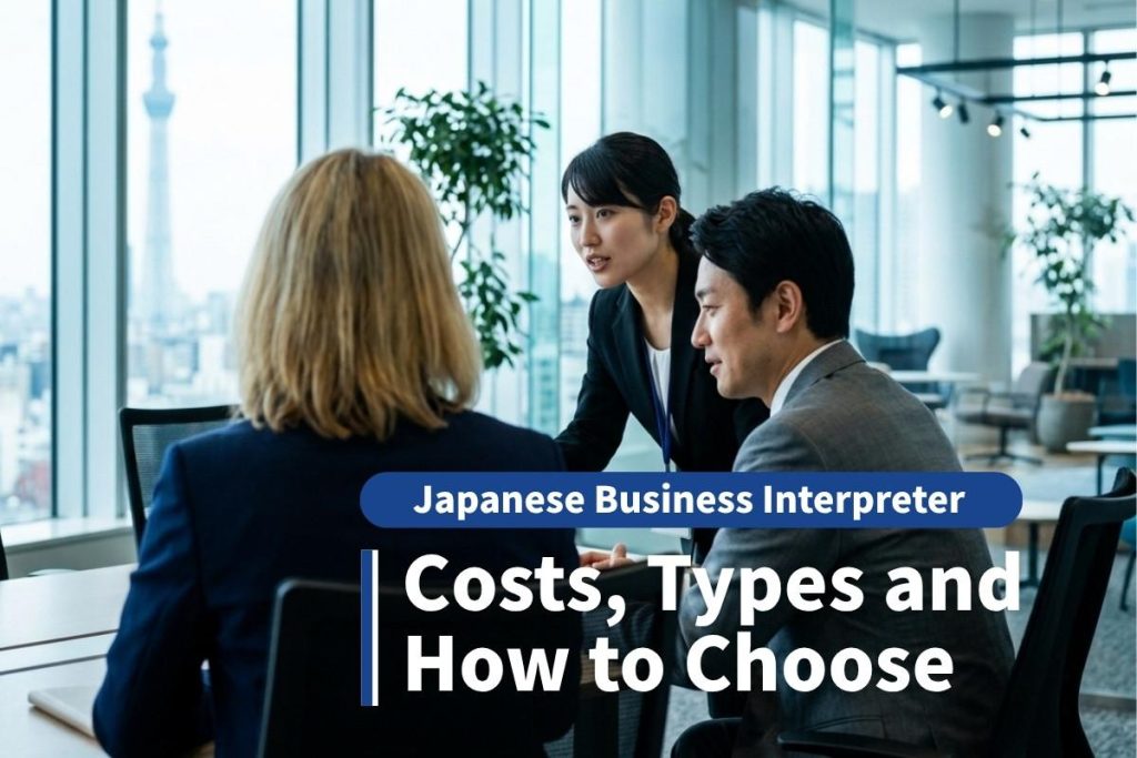 Japanese business interpreter
