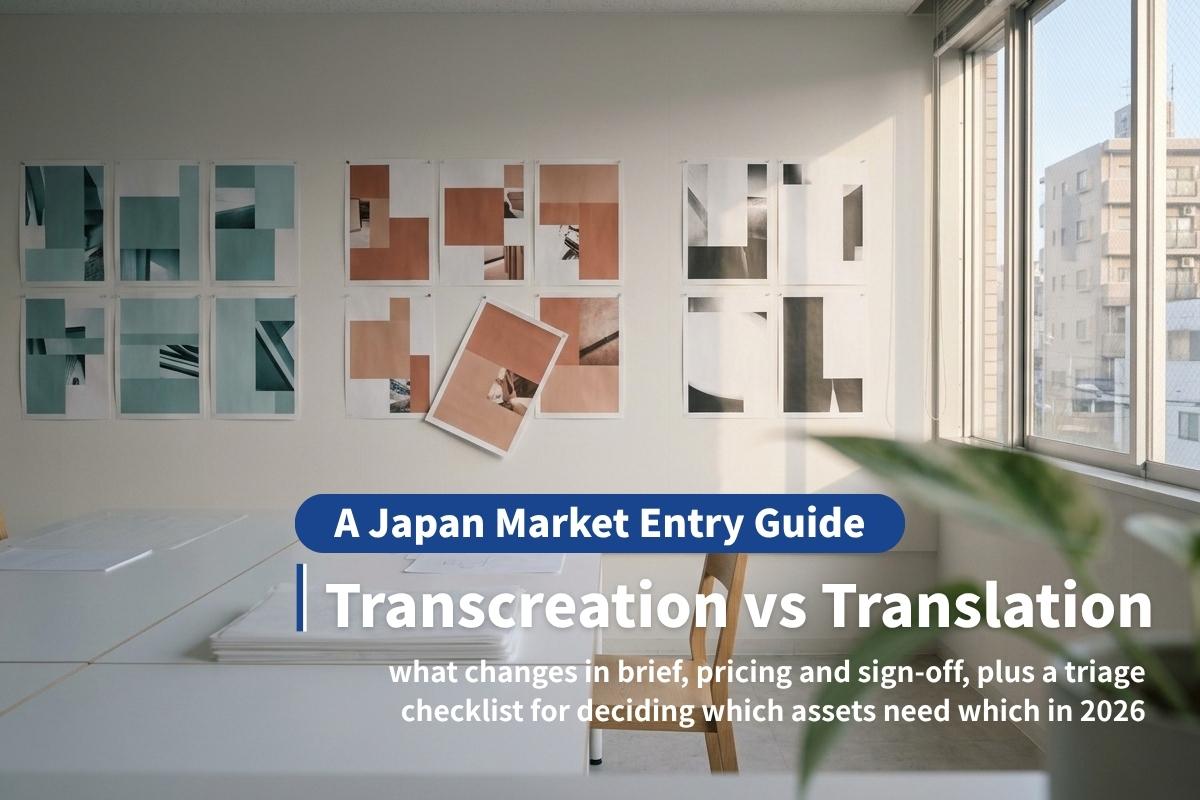 Transcreation vs Translation: A Japan Market Entry Guide