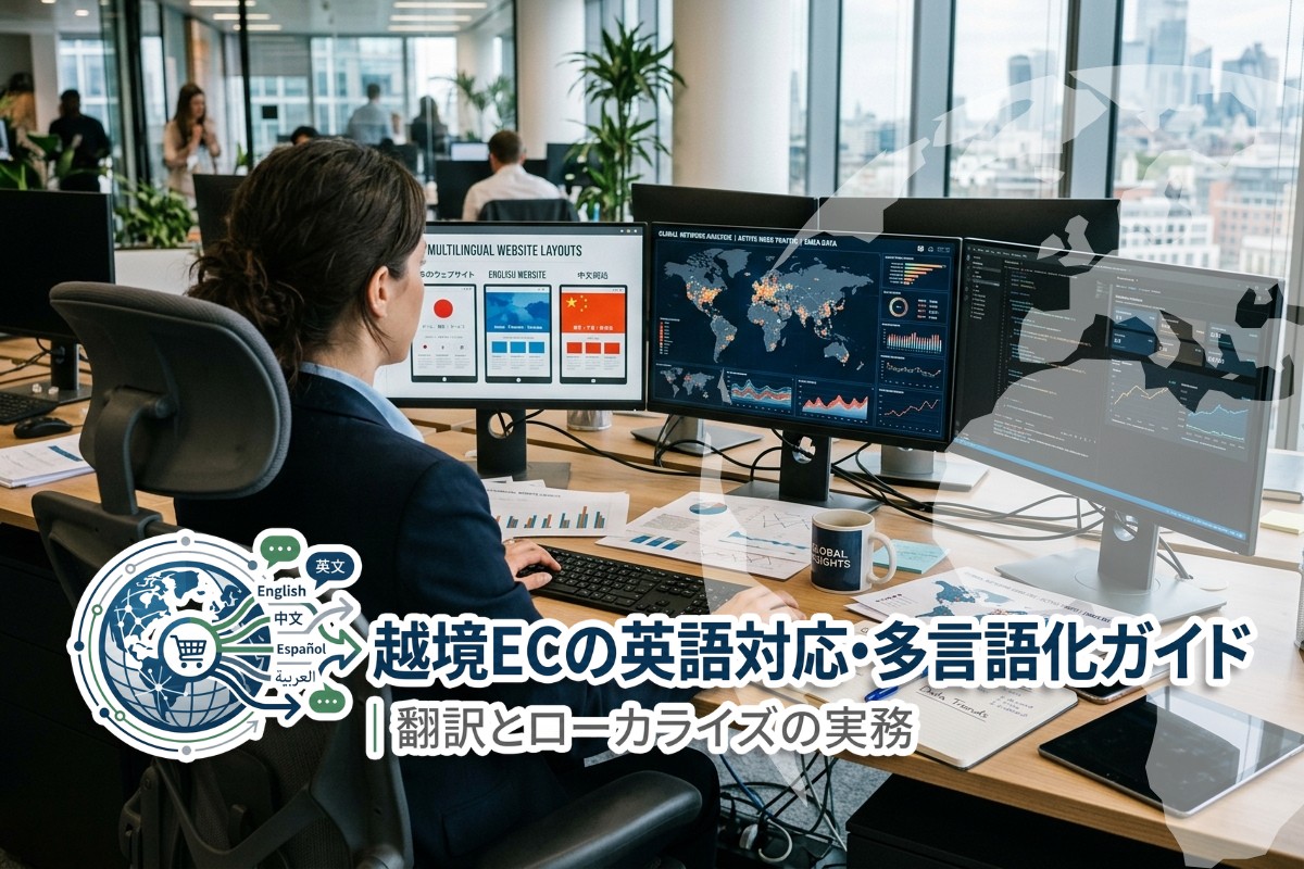 越境ECの英語対応・多言語化ガイド｜翻訳とローカライズの実務