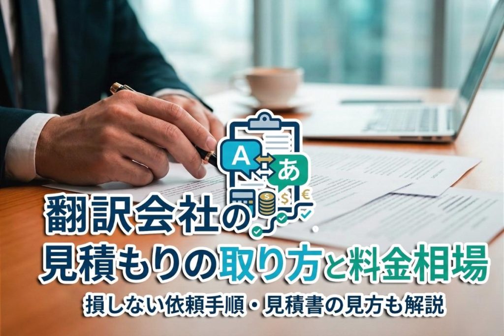 翻訳会社 見積もり